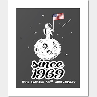 Apollo 11 50th Anniversary TShirt, Apollo 11 Moon Landing 50th Anniversary T Shirt, 50th Anniversary Moon Landing Gift First Man on The Moon Posters and Art